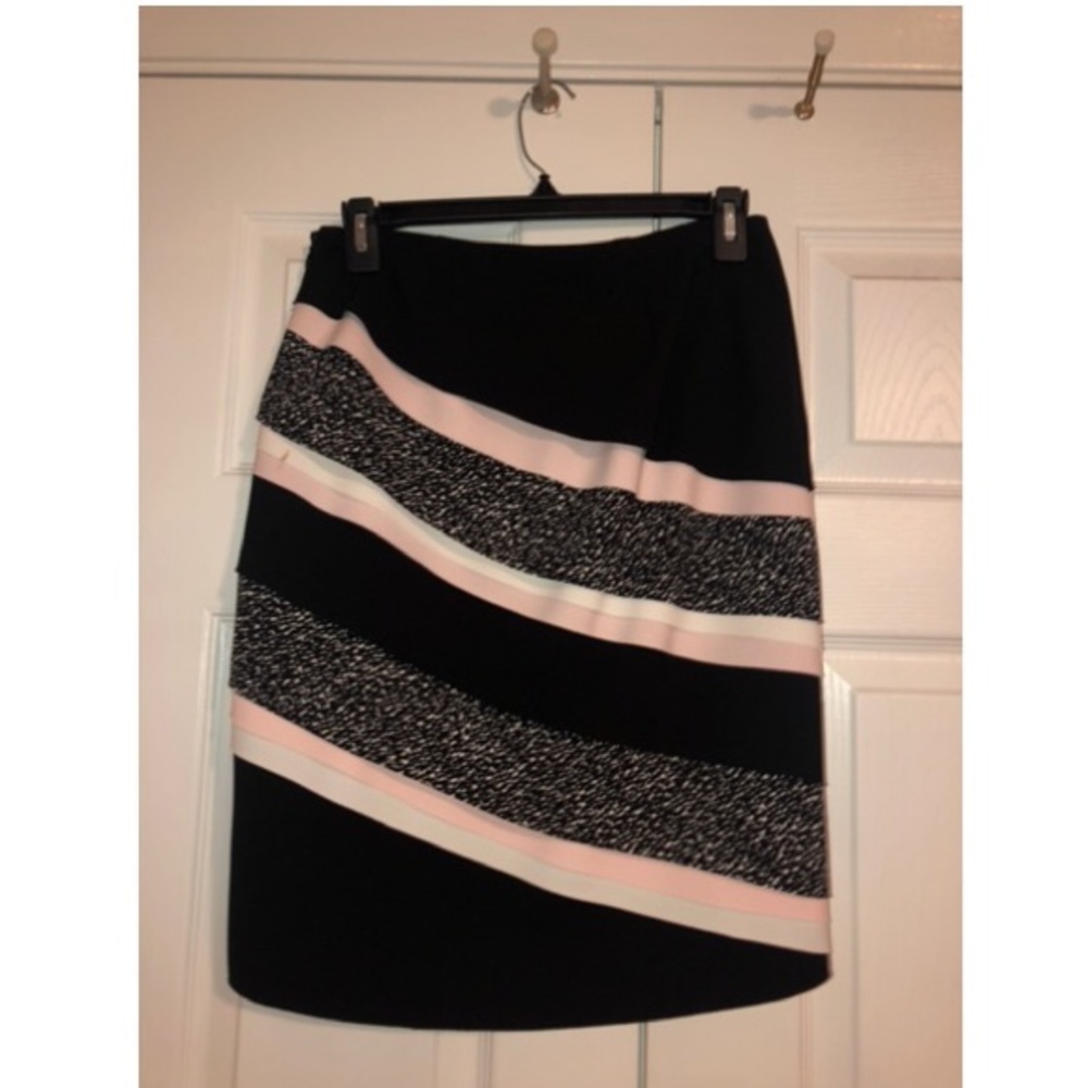 white black house market skirt